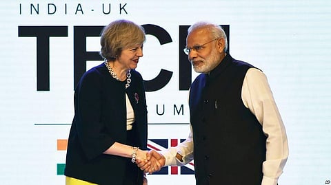 British Prime Minister Theresa May seeks to boost Business Ties with India