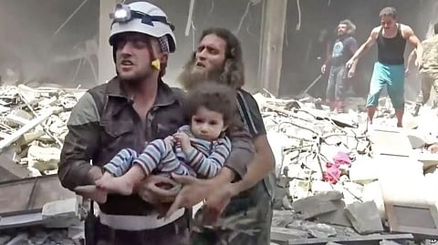 Shelling by Syrian Government kills 6 Kindergarten Children near Damascus