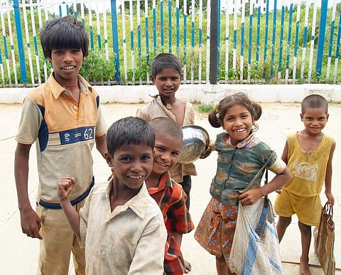 Children of about 30 Slums promote Pollution-free Diwali in Odisha