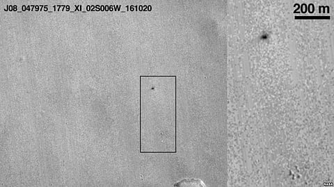 Crash site of ill-fated Schiaparelli probe found on the surface of Mars, says European Space Agency