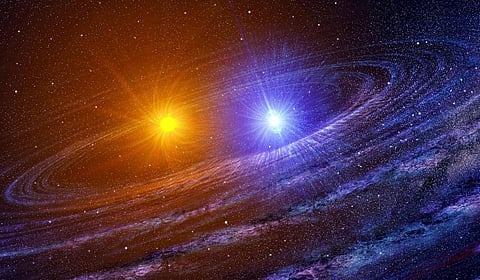 Astronomers Discover First Binary-Binary Solar System HD 87646, has Primary Star 12 Percent more massive than Sun