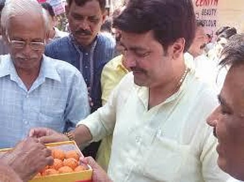 Aam Aadmi Party Legislator Naresh Balyan held on charges of brawling with Residential Welfare Association (RWA) Vice President