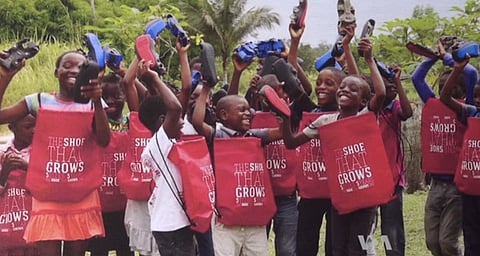 300 Million Children around the world don’t have Shoes: Idaho Inventor Kenton Lee Fights soil-transmitted Diseases With Shoe That Grows