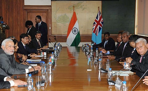 India will keep working together with Fiji Government and People, says President Pranab Mukherjee