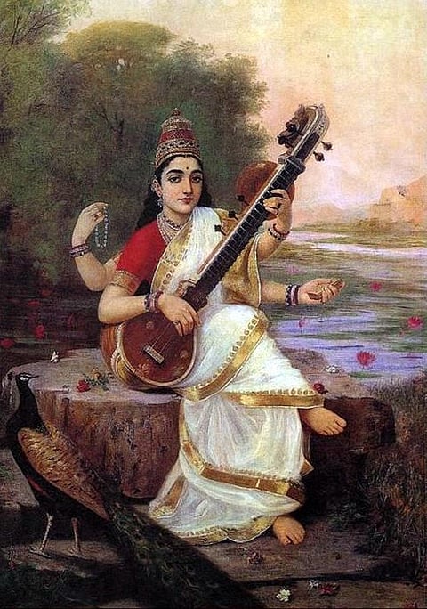 Saraswati: How The River Became Goddess of Wisdom in Hinduism!