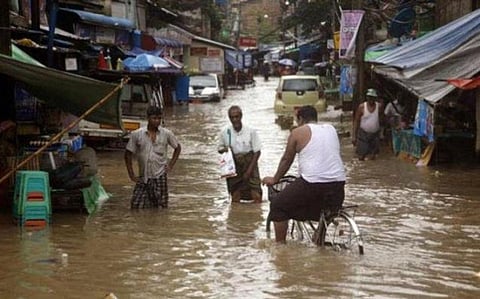 Thousands displaced in Myanmar due to floods
