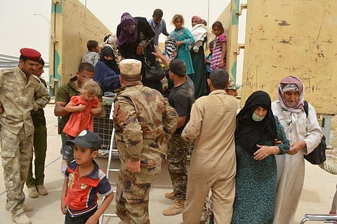 Humanitarian Disaster strikes Fallujah: About 60,000 people flee to escape IS-held city in Iraq