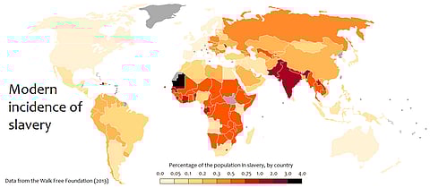 Modern Slavery: India accounts for almost 40 percent of the worldwide labourers