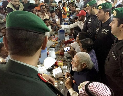 Indian workers in Saudi Arabia praised by PM Modi