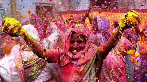 Vrindavan widows break 400 year old tradition, celebrate Holi