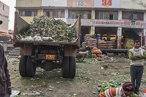 Sanitation workers on strike for non-payment of salaries in Delhi