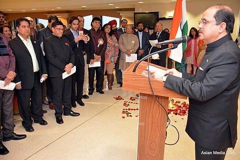 Indian Consulate at Chicago celebrates Flag hoisting ceremony on 67th Republic Day of India