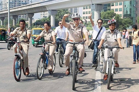 Third Car-free day observed in Delhi