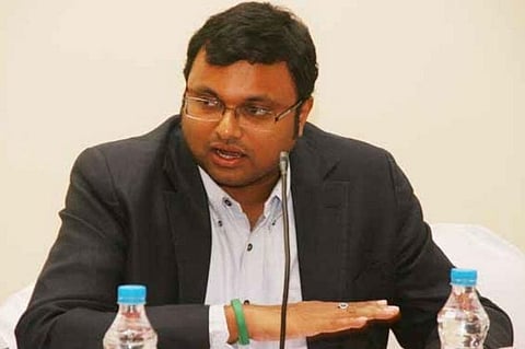 ED raids firms allegedly linked to Chidambaram son