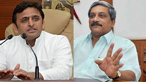 Akhilesh seeks Parrikar’s ‘working permission’ on pending projects in Lucknow