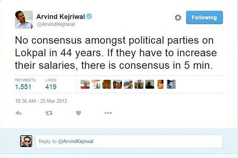 Top 10 tweets on Delhi MLA 400% salary hike