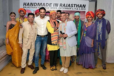 Designers showcase clothing made from khadi, kota during Rajasthan Heritage Week