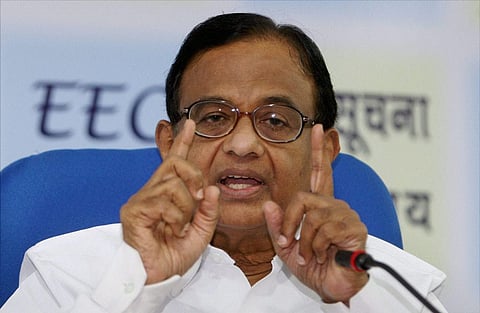 Chidambaram lashes out at govt after raids on firm linked to son