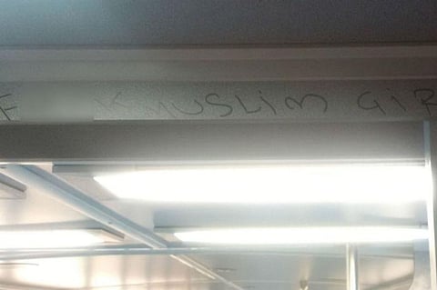 Muslim women attacked on Toronto Subway train, racist graffiti found