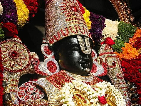 Tirupati Balaji recreation comes to Delhi for darshan