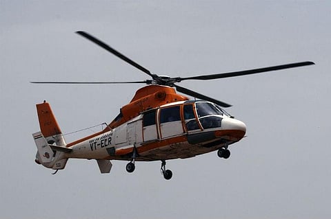 Efforts on to trace two pilots of crashed Pawan Hans chopper