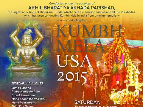 California to host first Kumbh Mela in US