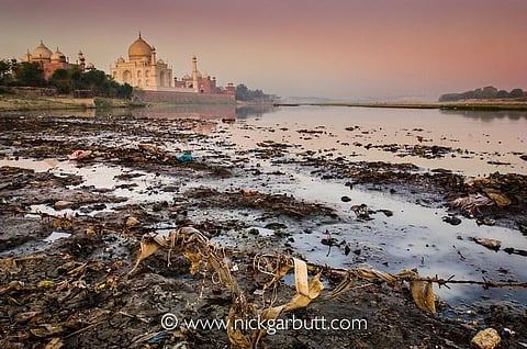 Yamuna activists march to warn of threat to Taj Mahal