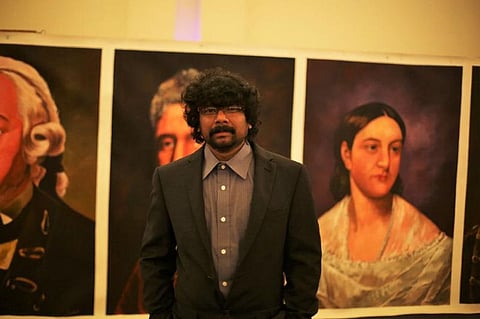 Kerala painter Sedunath Prabhakar’s work on Oz history lauded Down Under