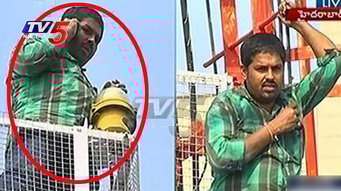 Farmer suicide: Telangana farmer climbs phone tower, threatens to jump