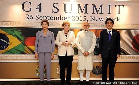 India leads G4 countries for UNSC membership