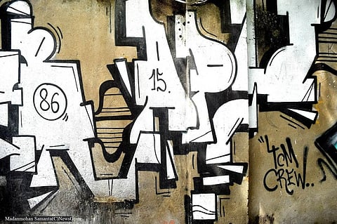 Graffiti gangs paint Kolkata in myriad shades