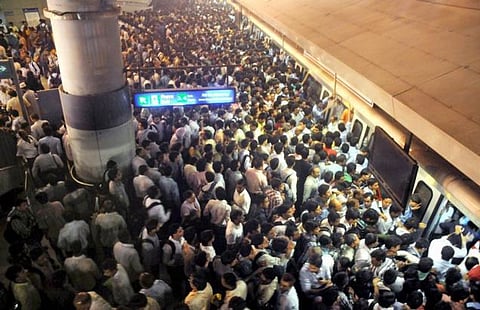 Episodes of unavoidable hustle-bustle: Delhi Metro