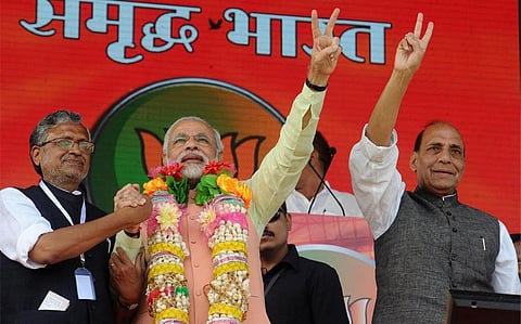 Development should be the top agenda: Modi in Bihar