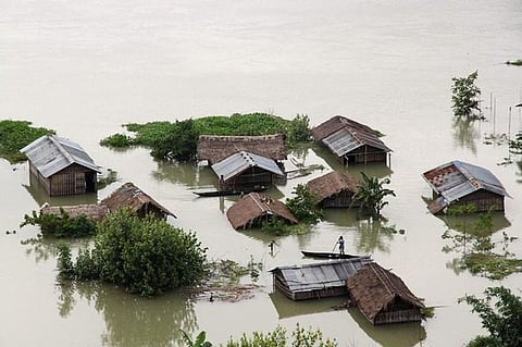 Flood situation in Assam worsens, hits four lakh