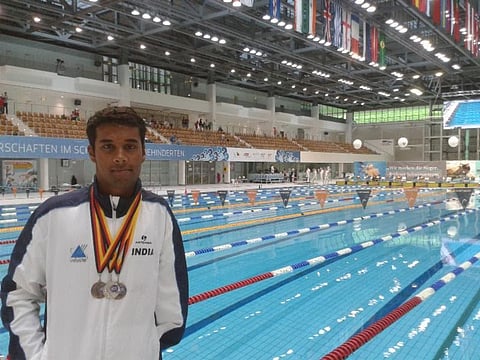 Post winning Arjuna Award, Indian swimmer determined to ace 2016 Paralympics
