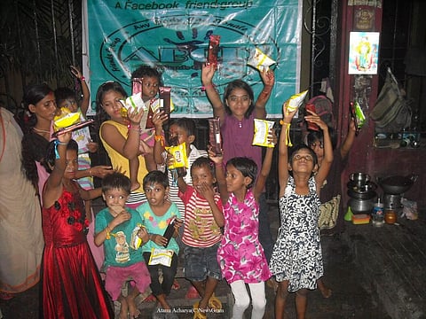 Raksha Bandhan Celebration with the poor children: An initiative by Any Body Can Donate