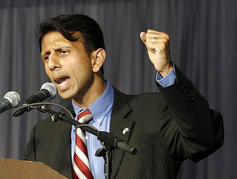 Bobby Jindal clashes with Republican rival over health care
