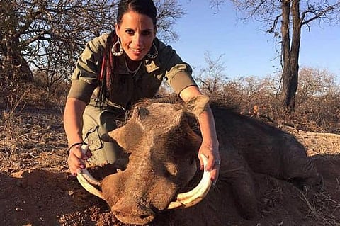 Sabrina Corgatelli’s selfie with her ‘kills’ creates social media furore