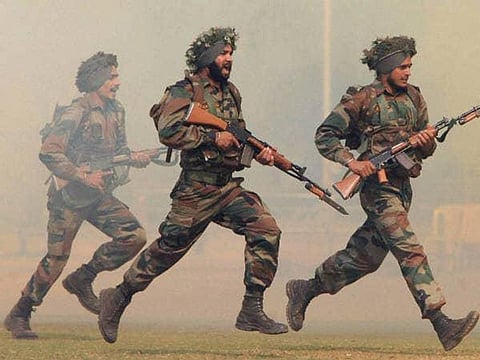 Army kills three intruders in Kashmir, recovers cache of arms