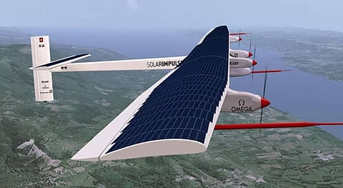 Solar-powered plane lands in Hawaii in record-breaking feat
