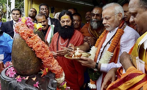 Worshiping mother nature part of our tradition: Prime Minister Narendra Modi