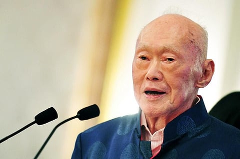 The founding father of Singapore Lee Kuan Yew dies at 91