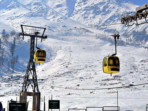 What makes Gulmarg a favourite winter destination of Asia?