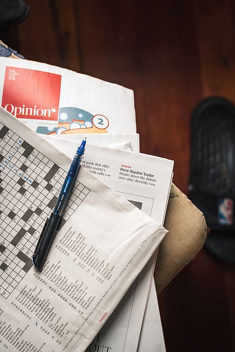 âA crossword puzzle a day keeps Alzheimerâs away.â