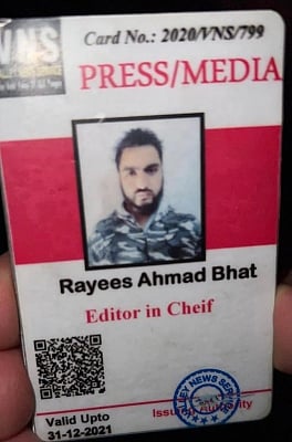 Ex-journalist among 2 terrorists killed in Srinagar encounter. (IANS)