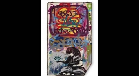 Banksy's 'Diamond In The Rough' highlight of Christie's auction. (IANS)