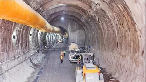 Rishikesh Karnprayag Rail Line Project का लगभग आधा काम पूरा