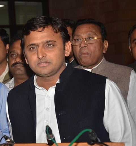 सपा नेता अखिलेश यादव।