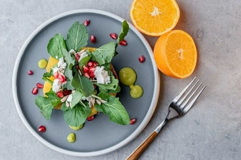 पोषक तत्वों से भरपूर सलाद।