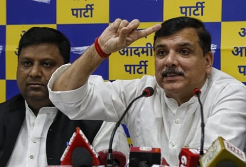 शराब मुद्दे पर 'आप' ने राज्यसभा में दिया नोटिस